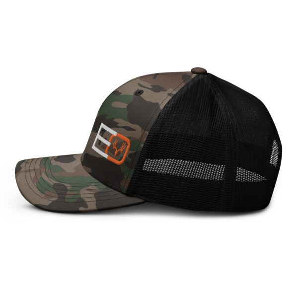 camouflage trucker hat camo black left 662e691821a4b