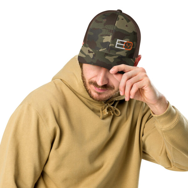 camouflage trucker hat camo brown front 662e691821776