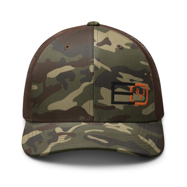 camouflage trucker hat camo brown front 662e6e0865bb6