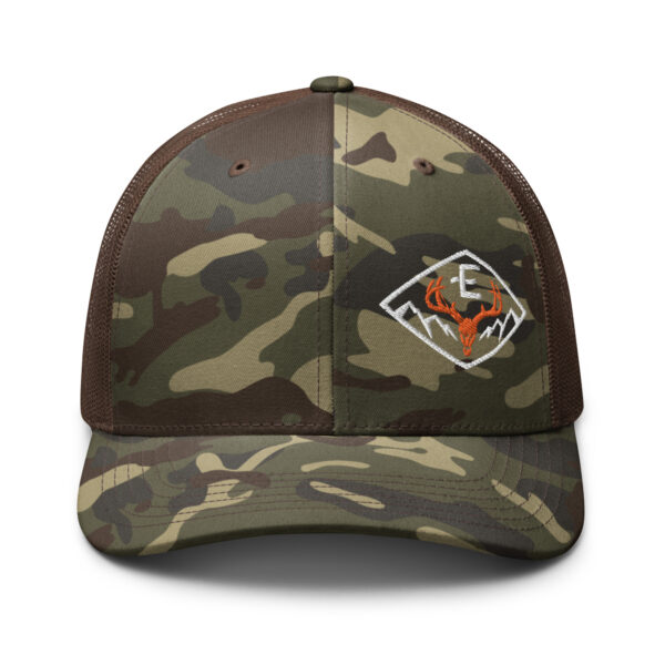 camouflage trucker hat camo brown front 662e79b88218a