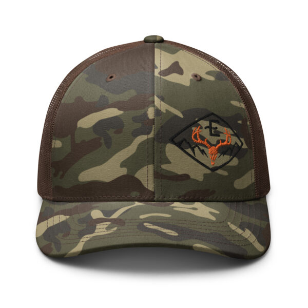 camouflage trucker hat camo brown front 662e7bd327e0a