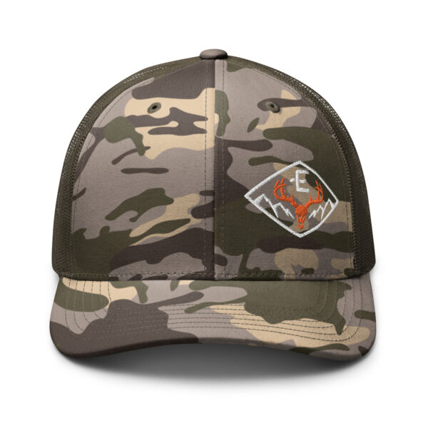 camouflage trucker hat camo olive front 662e79b882352