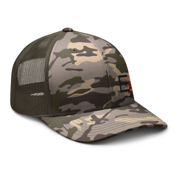 camouflage trucker hat camo olive right front 662e6e08660b0